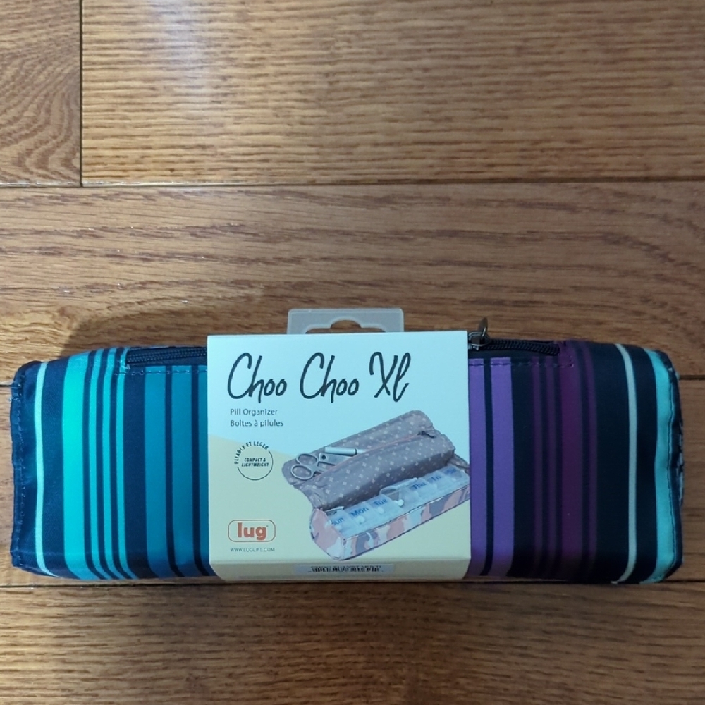 Lug Choo Choo XL Vibrant Striped Organizer